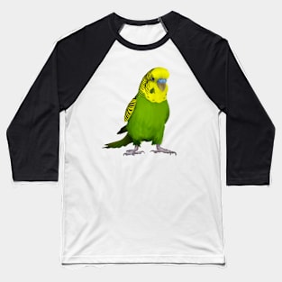 Australian Budgie/Green/Yellow/Parakeet/Budgerigar/Bird Baseball T-Shirt